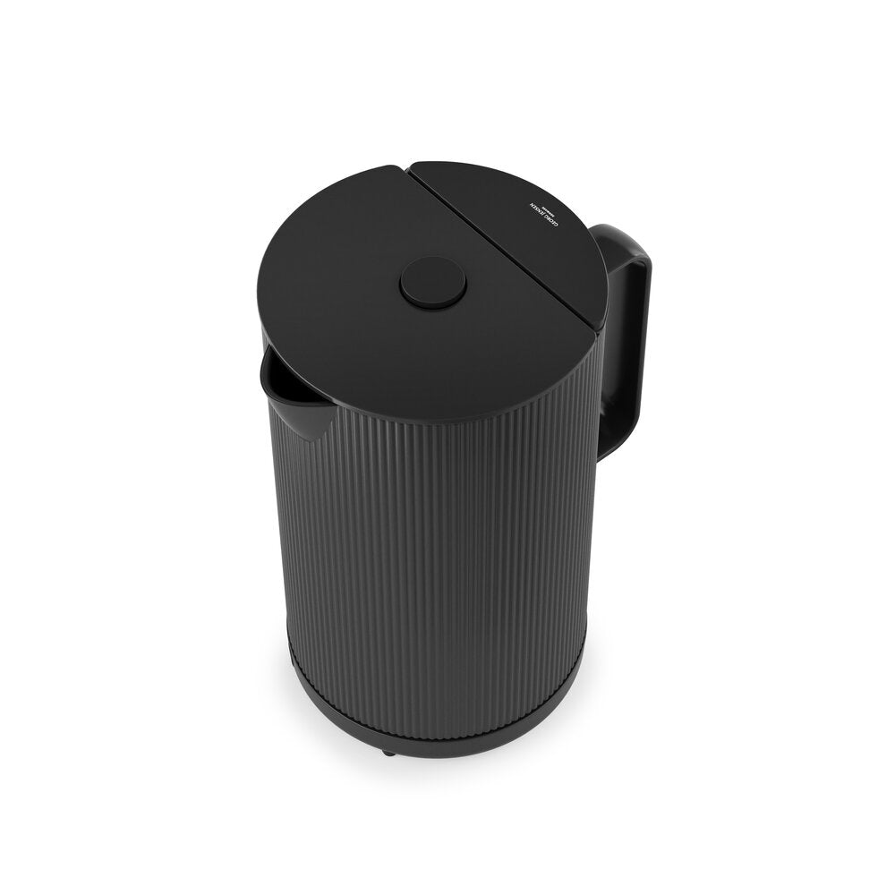 Bernadotte elkedel - sort rustfri stål